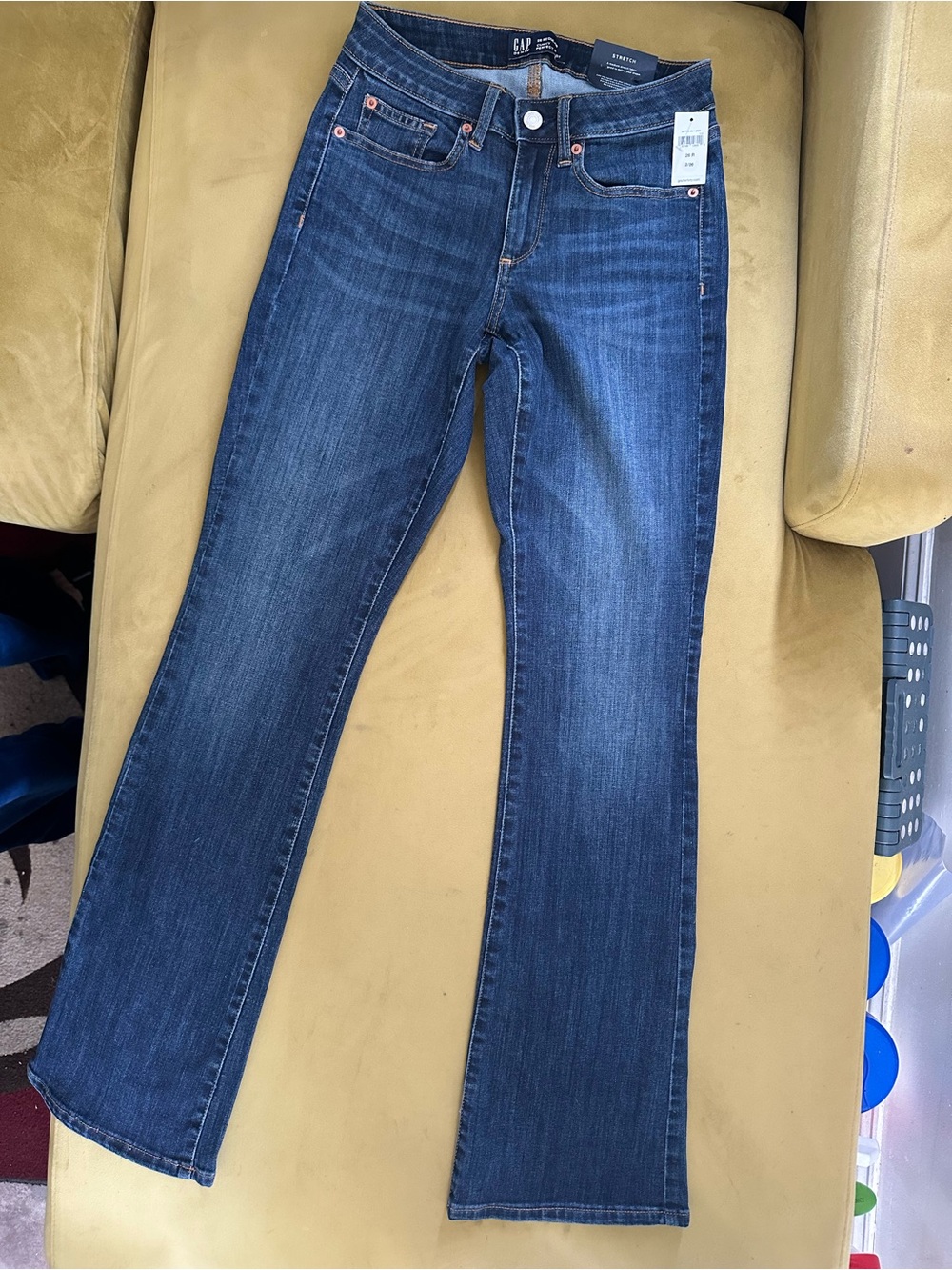 GAP Women's Dark Blue Flare Jeans